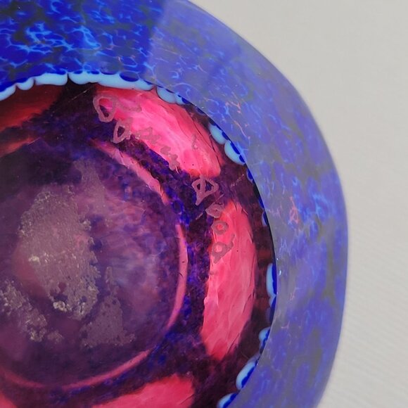 Vintage Glass Perfume Bottle With Crystal Stopper - Picture 6 of 12